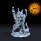 Vorax the Eye of Insanity | Gibbering Mouther | Gibbering Orb Miniature for Tabletop games like D&D and War Gaming
