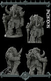 Stomptusk, the Elephantine Warrior | Loxodon | Pachodon Miniature for Tabletop games like D&D and War Gaming