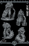 Faran Wishbringer | Lamp Djinn | Genie merchant Miniature for Tabletop games like D&D and War Gaming