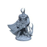 Drakon, The Axe of Infernos | Tiefling Barbarian | Half Devil Fighter miniature for Tabletop games like D&D and War Gaming| Created by Rocket Pig Games