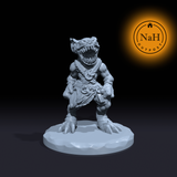 Spike and Scrambles, Tuskland Gremlins Miniature for Tabletop games like D&D and War Gaming