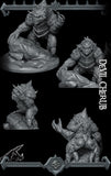 Charmflame the Fiendlet | Devil Cherub | Fiend Crawler | Miniature for Tabletop games like D&D 5e and TTRPG  War Gaming