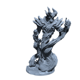 Armorbound Fire Elemental | Miniature for Tabletop games like D&D and War Gaming