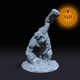 Brutusk, the Primeval Fury | Barlgura | Giant Ape Gorilla Fiend | Miniature for Tabletop games like D&D and War Gaming