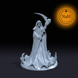 Nightreaper, the Dark Messenger | Grim Reaper | Death | Undead Miniature for Tabletop games like D&D and War Gaming