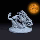 Quillfang, the Shrieking Stalker | Howler | Howl Hound | Fiend Miniature for Tabletop games like D&D and War Gaming
