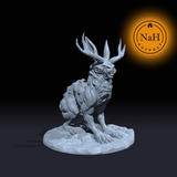 Aria, the Melodic Rabbit | Jackalope Miniature for Tabletop games like D&D and War Gaming