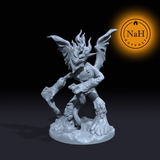 Flickerflame | Mephit Lava Imp Miniature for Tabletop games like D&D and War Gaming