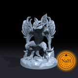 Nabassu Demon | Ancient Vampire | Miniature for Tabletop games like D&D and War Gaming