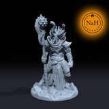 Nemaros, the Worm King | Kyuss Knight | Necro Knight Miniature for Tabletop games like D&D and War Gaming