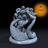 Hisskar, the Corrupted Ancient | Anathema | Serpent King Miniature for Tabletop games like D&D and War Gaming