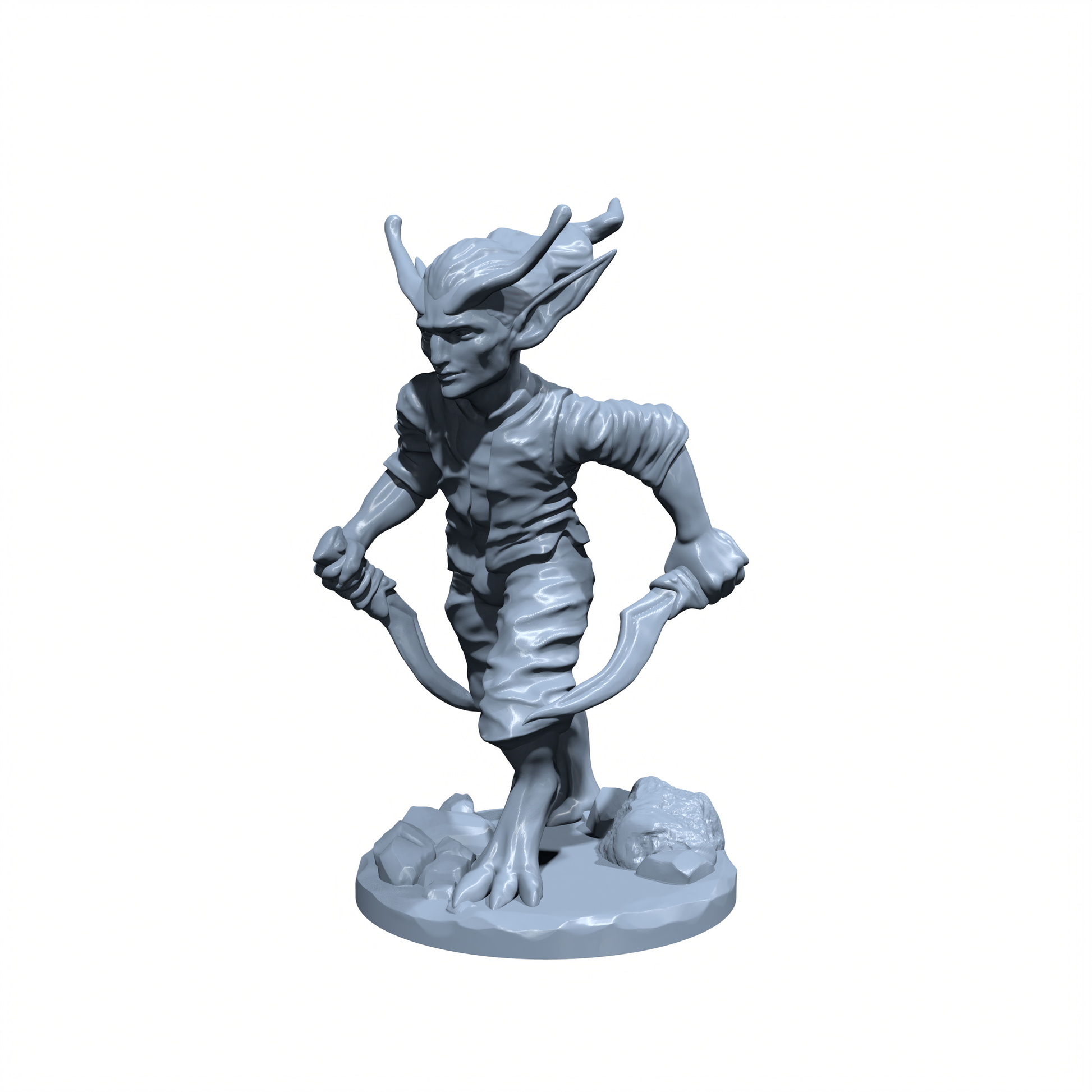 Flickerflick, the Trickster Spirit | Quickling | Speedling | Fey Miniature for Tabletop games like D&D and War Gaming