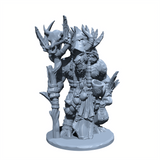 Stormscar, the Minotaur Mystic | Taurrus Shaman Miniature for Tabletop games like D&D and War Gaming