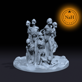 Chatterbones, the Teethclacker Swarm | Undead Clicker miniature for Tabletop games like D&D and War Gaming| Created by Rocket Pig Games