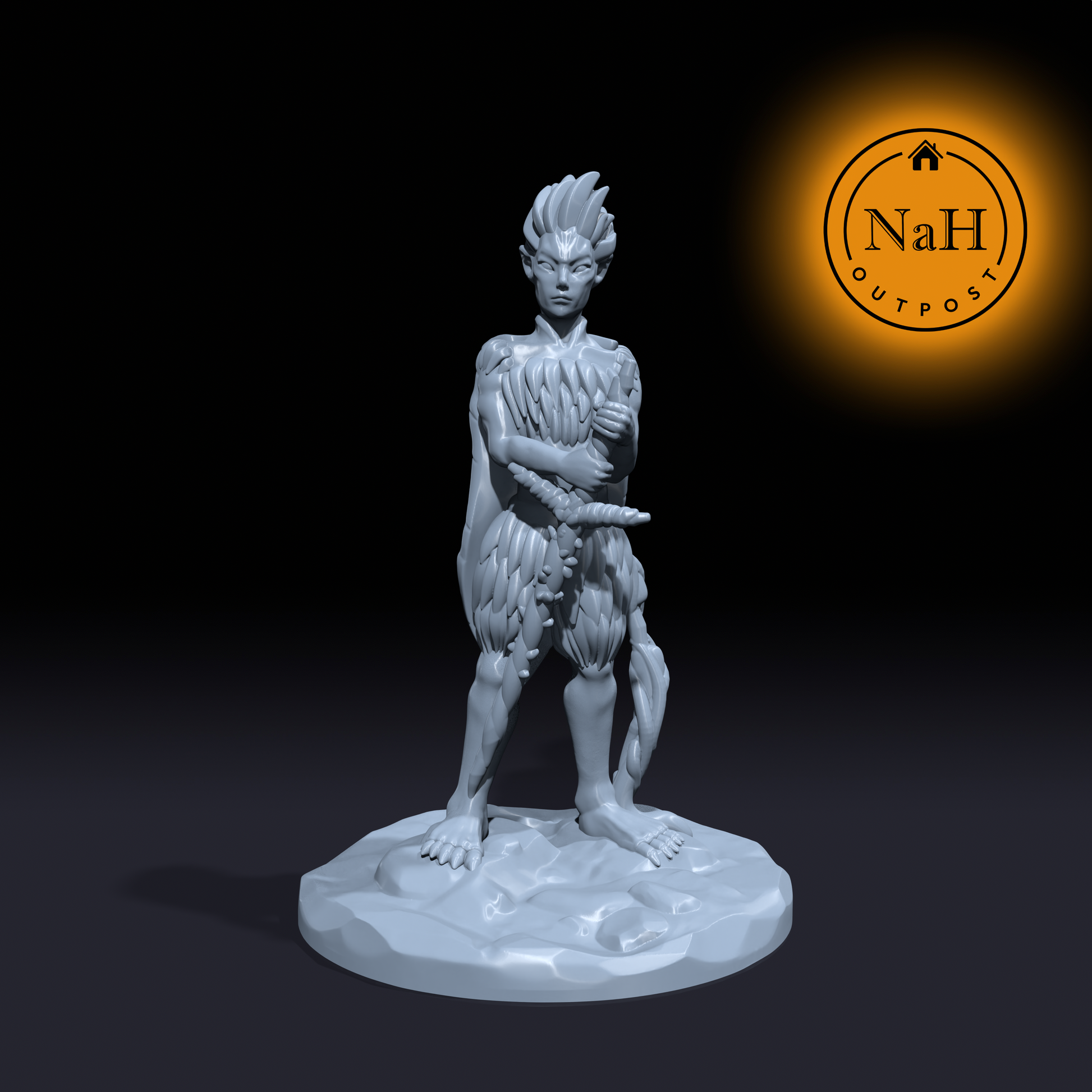 Briar Swiftblade | Thorn | Thornling Miniature for Tabletop games like D&D and War Gaming