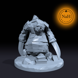 Codex, the Lorebound Guardian | Tome Golem Miniature for Tabletop games like D&D and War Gaming