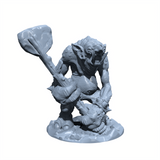 Grimbone, the Underdark Brute | Cave Troll Miniature for Tabletop games like D&D and War Gaming