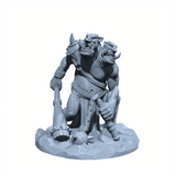 Grimskull and Bonesunder | Dire Troll | Two Headed Troll Miniature for Tabletop games like D&D and War Gaming