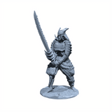 Kensho, the Corrupted Soul | Undead Samurai Miniature for Tabletop games like D&D and War Gaming