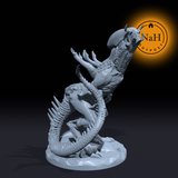 Acidmaw, the Hunter from Beyond | XenoRaptor | Alien Miniature for Tabletop games like D&D and War Gaming