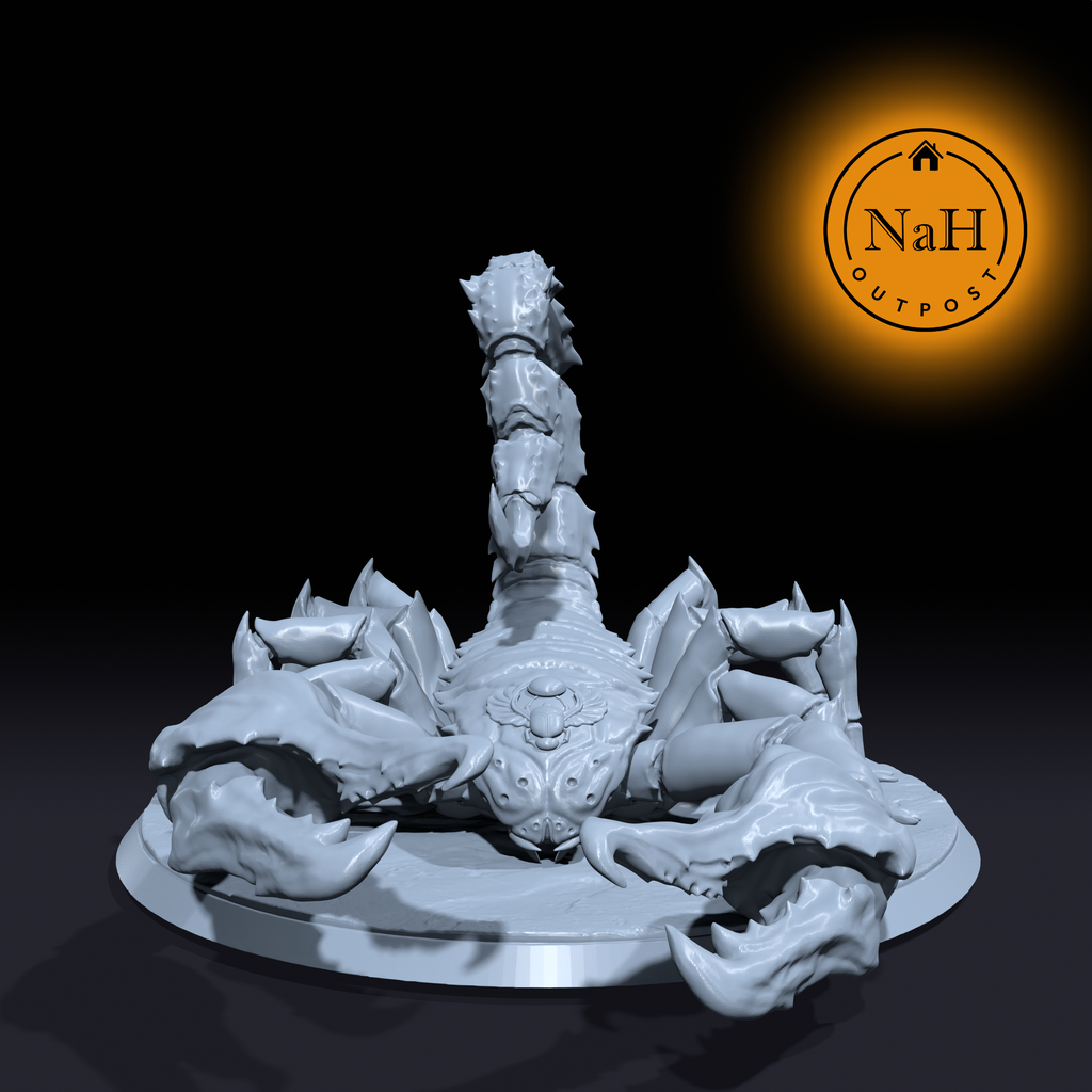 Gloomsting, the Dune's Bane | Giant Scorpion | Tomb Guardian miniature for Tabletop games like D&D and War Gaming| Dungeons and Dragons Mini | RN estudio