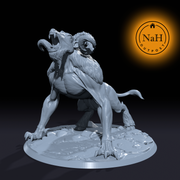 Gloomfleece, the Shadowed Horn | Dire Ram | Goat Demon miniature for Tabletop games like D&D and War Gaming| Dungeons and Dragons Mini | RN estudio