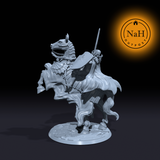 Skrull Rider, Harbinger of the Grave | Skull Knight Horseman| Undead Wight miniature for Tabletop games like D&D and War Gaming| Dungeons and Dragons Mini