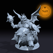 Infernox, the Pit Commander | Brantok | Pit Lord Fiend Miniature for Tabletop games like D&D and War Gaming| Dungeons and Dragons Mini | RN estudio