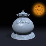 The Royal Blob, His Gooey Majesty | Jelly Ooze  | King Slime miniature for Tabletop games like D&D and War Gaming| Dungeons and Dragons Mini | RN estudio