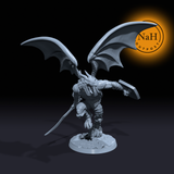 Dragomyr, Blade of the Drake | Draego-man | Dragonborn Knight Paladin miniature for Tabletop games like D&D and War Gaming| Dungeons and Dragons Mini