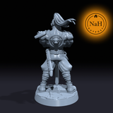 Kensai of the Still Blade | Blademaster Rogue or Fighter miniature for Tabletop games like D&D and War Gaming| Dungeons and Dragons Mini | RN estudio