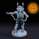 Rangerio Blazeforge | Artificer Ranger | Fighter Miniature for Tabletop games like D&D and War Gaming| Dungeons and Dragons Mini | RN estudio