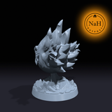 Flamemaw, the Burning Menace | Fire Elemental miniature for Tabletop games like D&D and War Gaming| Dungeons and Dragons Mini | RN estudio