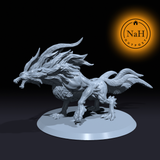 Frostfang, the Winter Terror | Icewolf | Dire Winter Wolf miniature for Tabletop games like D&D and War Gaming| Dungeons and Dragons Mini | RN estudio