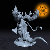 Antlerfang, the Forest Stalker | Pantherena Monstrosity miniature for Tabletop games like D&D and War Gaming| Dungeons and Dragons Mini | RN estudio
