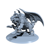 Azuron, the Shackled Serpent | Bound Blue Sand Dragon miniature for Tabletop games like D&D and War Gaming| Dungeons and Dragons Mini | RN estudio