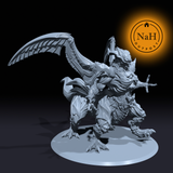 Cogdrake, the Clockwork Titan | Clockwork Battle Dragon miniature for Tabletop games like D&D and War Gaming| Dungeons and Dragons Mini | RN estudio