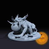 Toxus the Diretoad | Barkfrog | Giant Toad Miniature for Tabletop games like D&D 5e and TTRPG  War Gaming