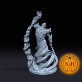 Battle Djinn | Genie | Djinni miniature for Tabletop games like D&D and War Gaming