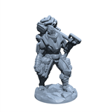 Battlebuilt Barbarian | Battle Built Artificer | Miniature for Tabletop games like D&D and War Gaming