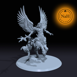 Ramuh's Storm | Celestial Winged Angel God miniature for Tabletop games like D&D and War Gaming| Dungeons and Dragons Mini | RN estudio