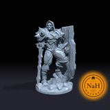 Battle Built Bladesman | Miniature for Tabletop games like D&D and War Gaming