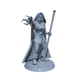 Elysia Frostwind| Female Caster | Pinup Wizard miniature for Tabletop games like D&D and War Gaming| Dungeons and Dragons Mini | RN estudio