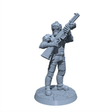 Rifleman Garrick Sure-Shot | Cerberus Solider | Gunslinger miniature for Tabletop games like D&D and War Gaming| Dungeons and Dragons Mini | RN estudio