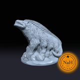 Aurumvorax | Blood Badger | Miniature for Tabletop games like D&D and War Gaming