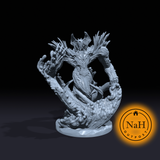 Blood King | Blood Elemental | Khorne miniature for Tabletop games like D&D and War Gaming| Created by Rocket Pig Games