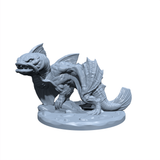 Bullfin the Waterlord | Catfish Drake | Water Dragon Miniature for Tabletop games like D&D and War Gaming
