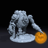 Neptune the Mech-Marauder | Clockwork Mariner | Big Daddy Construct Miniature for Tabletop games like D&D and War Gaming