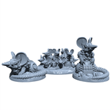 Tinkertail Horde | Battlebuilt Rat | Clockwork Rats | Miniature for Tabletop games like D&D and War Gaming