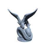 Couatl | Sky Serpent | Celestial Miniature for Tabletop games like D&D and War Gaming